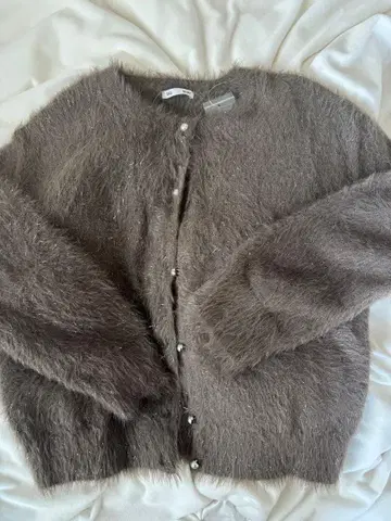 GU 퍼풍 가디건 XL 그레이