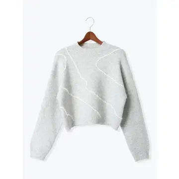 [택 포함 새상품] Te chichi TERRASSE 코드 자수 니트