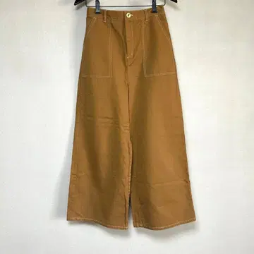 니코앤드 스티치 와이드 팬츠 라이트 브라운