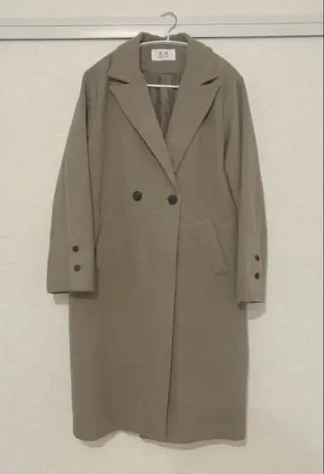 [드라이클리닝 완료] 한국 롱 코트 베이지 더블 버튼