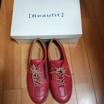 Beaufit 빨간색 로퍼 23.5cm A97U AEA