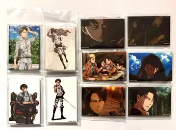 진격의 거인 리바이 이백경 스퀘어 캔뱃지 종합 세트 3