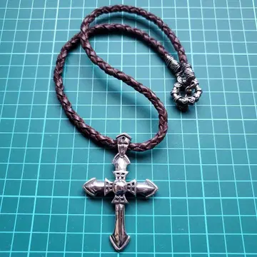 실버 925 크로스 목걸이