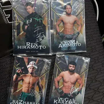 RIZIN 제일복권 아크릴 스탠드 A상 4개 세트