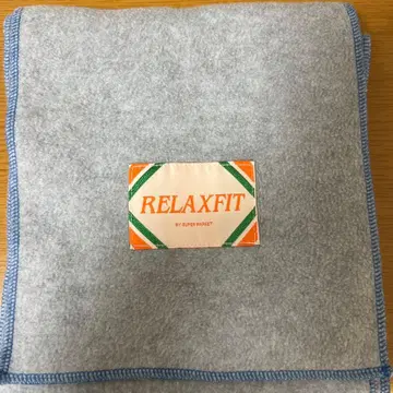 RELAXFIT 플리스 머플러 블루