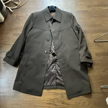 브라운 코트 퀼팅 이너 탈부착 포함