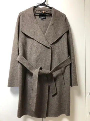 바나나리퍼블릭 벨트 부착 울 코트 여성용 새상품급