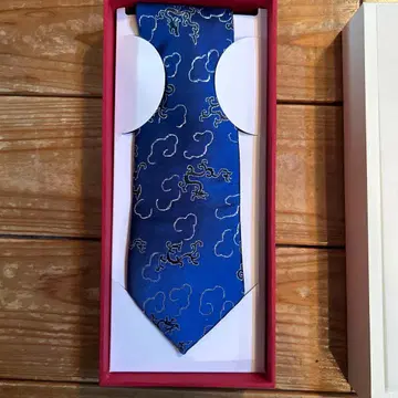 [ 새상품 미사용 ] 중국 운금 자수 실크 100% 넥타이
