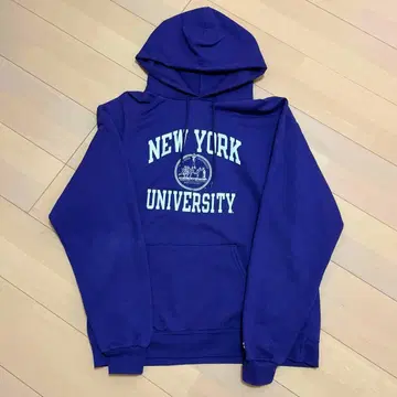 챔피언 NYU 후드티 L 10s 퍼플