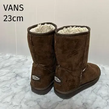 새상품급 VANS 반스 23cm 브라운 보아 무스탕