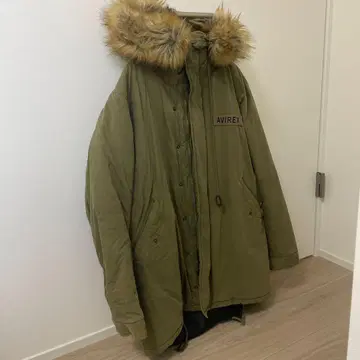 AVIREX 모즈 코트 M 사이즈 올리브