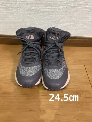 THE NORTH FACE 하이컷 신발 그레이 24.5cm