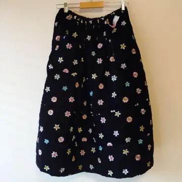 tao 꽃무늬 개더 플레어 스커트