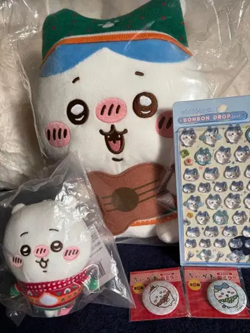 치이카와 (먼작귀) 모자 꽁지 드롭 씰 외