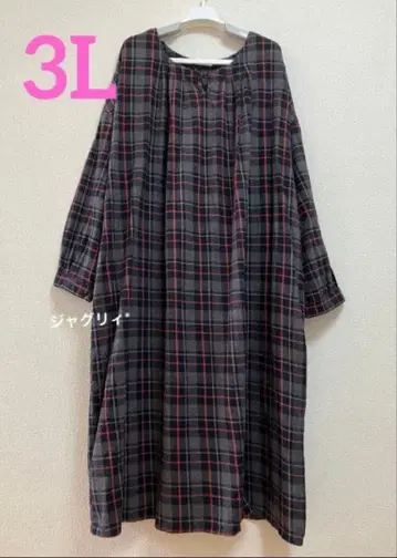 Soul berry 원피스 체크 플러스 사이즈 3L