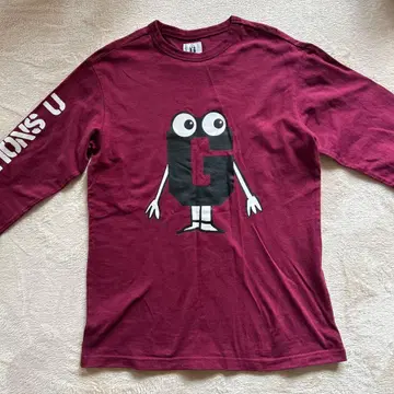 버건디 긴팔 티셔츠 GENERATIONS U