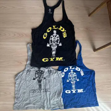 GOLD'S GYM 탱크탑 3장 세트