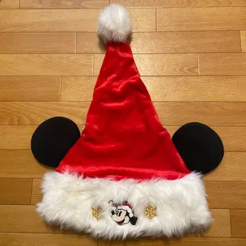 디즈니 리조트 미키 산타 캡 팬캡 모자