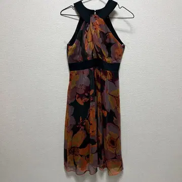 플로럴 프린트 슬리브리스 원피스 미국 사이즈 0