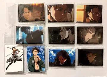 진격의 거인 리바이 200경 스퀘어 캔뱃지 종합 세트 5