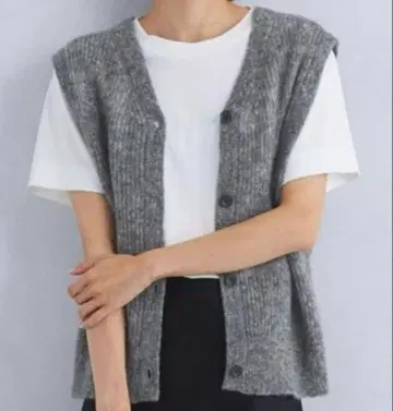 그린 레이블 릴랙싱 2WAY 모헤어 믹스 베스트 새상품급