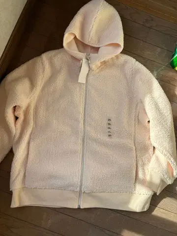 미사용 블록 테크 플리스 보아 후드티 3XL