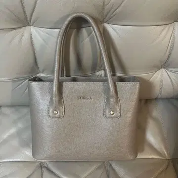 FURLA 훌라 가죽 토트백 그레이지 베이지 핸드백