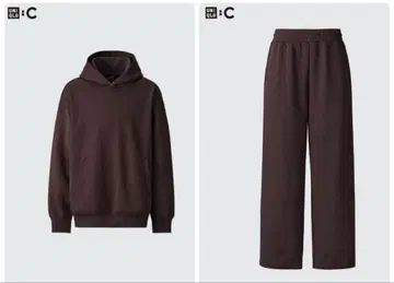 유니클로C 맨투맨 셋업