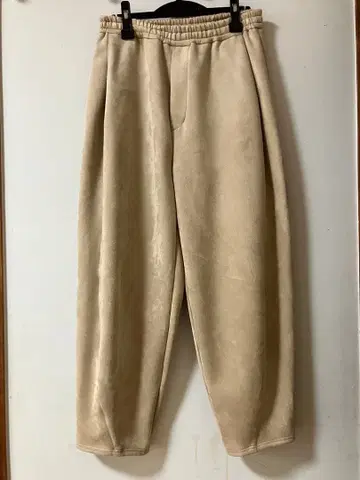 Edwina Hoerl 베이지 와이드 팬츠 페이크 스웨이드