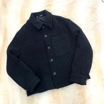 ZARA 부클레 자켓 블랙 M 사이즈