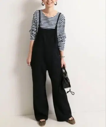 슬로브 이에나 데님 오버롤