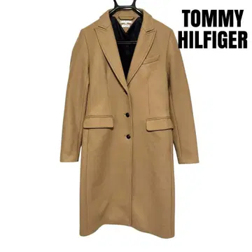 [ 새상품급 ] TOMMY HILFIGER 체스터 코트 베이지 사이즈 4