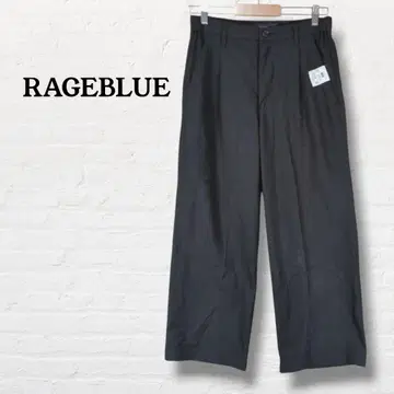 레이지블루 남성용 와이드 팬츠 [ S ] 허리밴딩 블랙