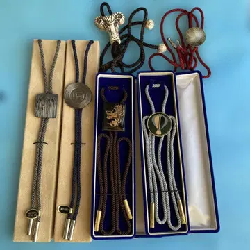 루프 타이 세트 6개