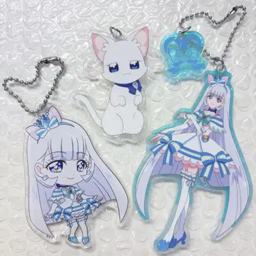 네코야시키 유키 큐어 냐미 아크릴 키링 3개 세트
