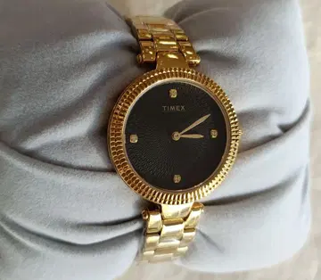TIMEX 골드 아날로그 손목시계 재고 한정 선착순 미사용 새상품