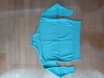 터콰이즈 스웨터 프리 사이즈