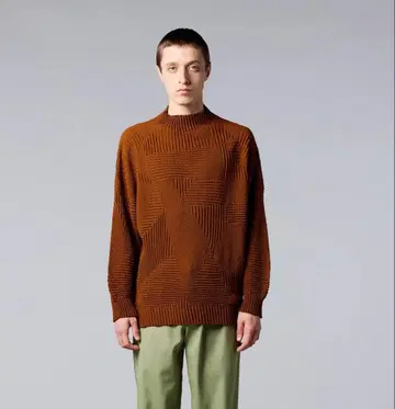 시착만 한 상품 IM MEN SOIL KNIT 다크 오렌지 24AW