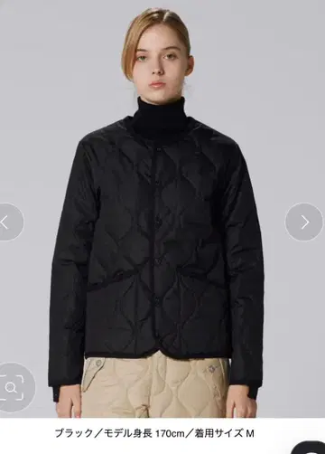 타이온 밀리터리 크루넥 다운 자켓