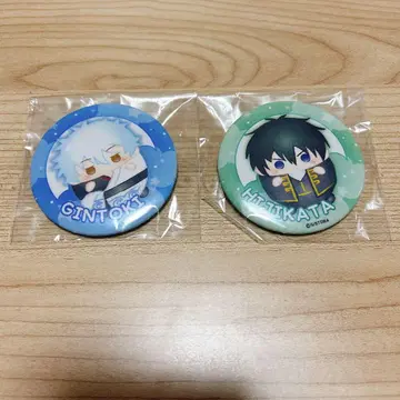 은혼 후와코로링 캔뱃지 사카타 긴토키 히지카타 토시로