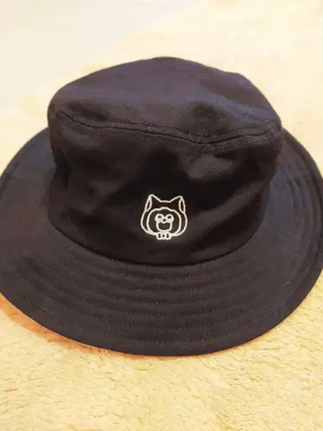 마메키치마메코 메로 고양이 자수 버킷햇 사이즈 57-59cm