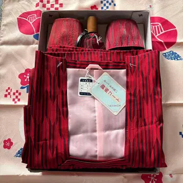 일본 의류 비 코트 세트