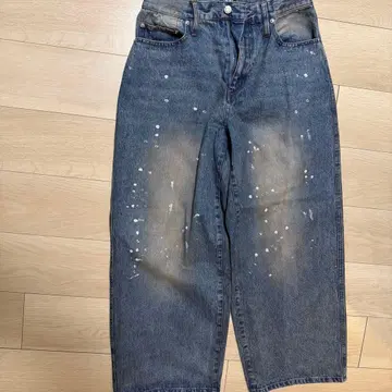 that's life TS logo Baggy Denim pants