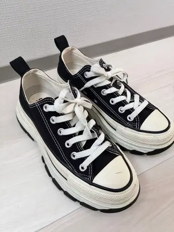 컨버스 올스타 트렉웨이브 OX 블랙 통굽 스니커즈