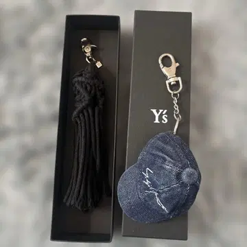 Y's 태슬&데님 캡 키링