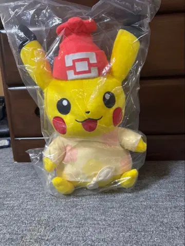 피카츄 봉제 인형 모자 포함 약 30cm