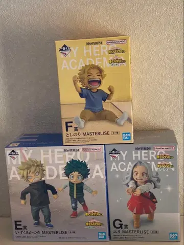 제일복권 나의 히어로 아카데미아 -더욱 저 너머로- E상 F상 G상 세트