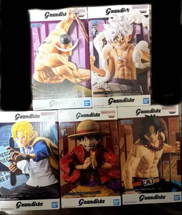 [ 미개봉 새상품 ] 원피스 Grandista 피규어 5체 세트