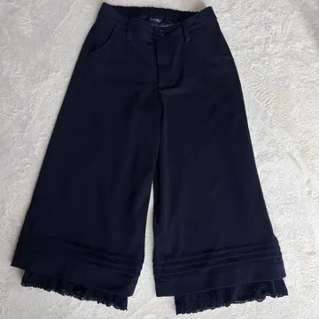 핑크하우스 와이드 팬츠 빅 사이즈 4 네이비