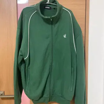 XLARGE 그린 집업 저지 L